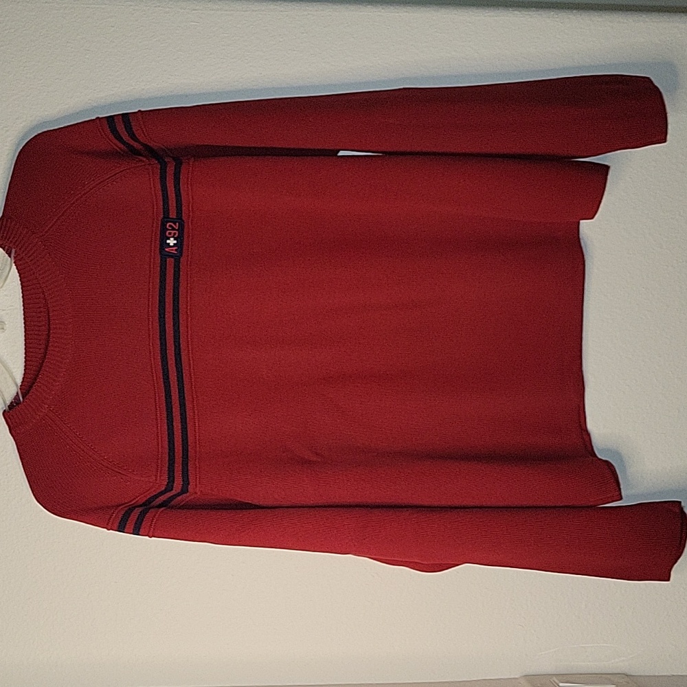 Abercrombie and Fitch A/92 Men's Red Crewneck Sweater, L, EUC